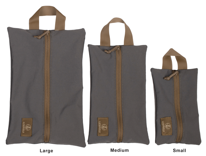 Leupold Pro Gear Stretch Large Range Bag, Gray/Tan - 182659