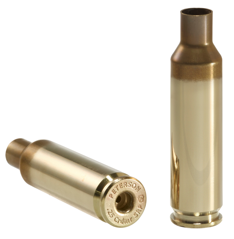 Peterson Cartridge 25 Creedmoor SRP Unprimed Brass - 40027-R