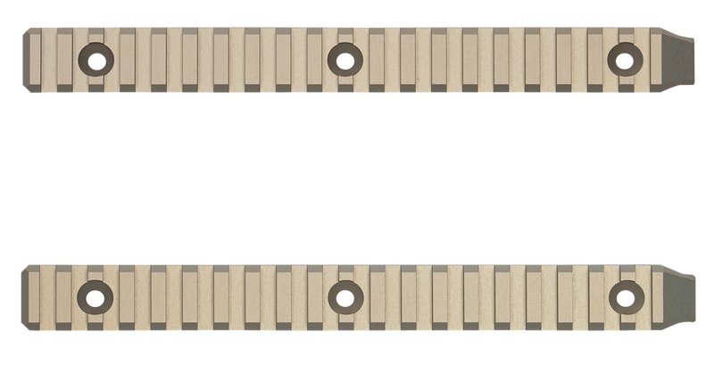 Q LLC The Fix Top Rail 1913 Picatinny Rail, Clear Coat Anodized - TOPRAIL8.5IN6