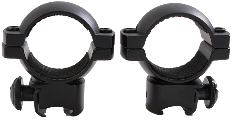 Traditions Scope Rings 1" Medium Height 3/8" Grooved Receiver, Matte Black - A797DS