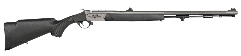 Traditions Pursuit XT 50 Cal 26" 1rd Muzzleloader, Stainless Cerakote/Black Synthetic - R74110440S