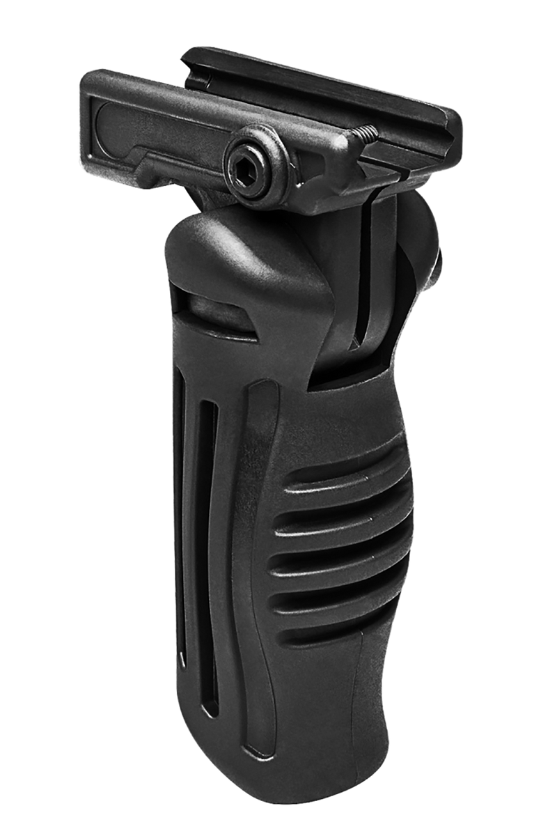 NcSTAR Folding Vertical Grip, Picatinny Mount, Black Polymer - AARFVG