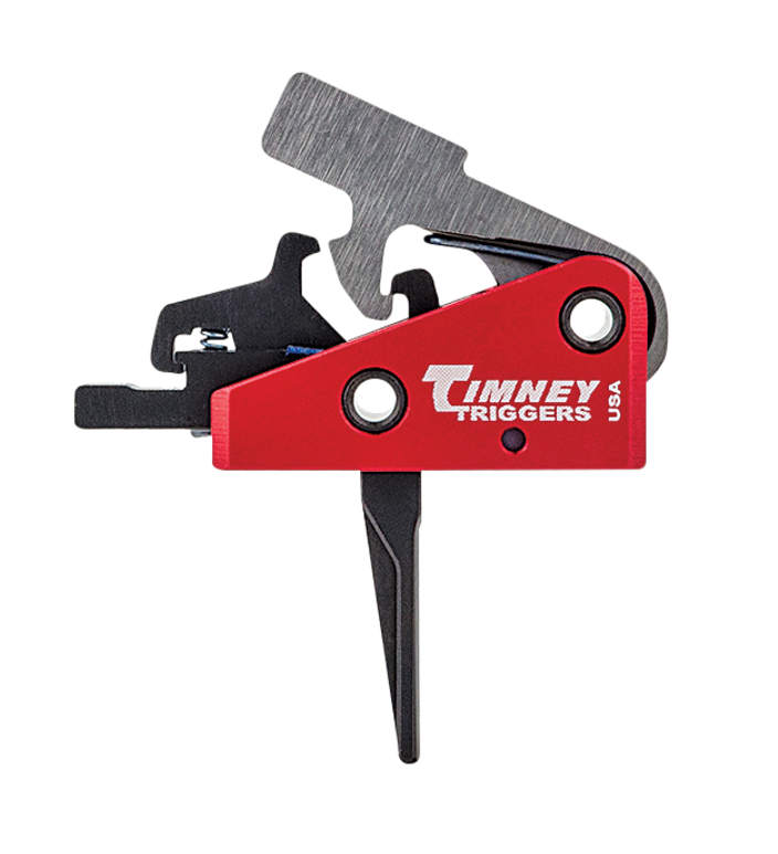Timney Triggers Targa Short Two-Stage Trigger, 2 lbs Draw Weight, Black/Red - 662SST