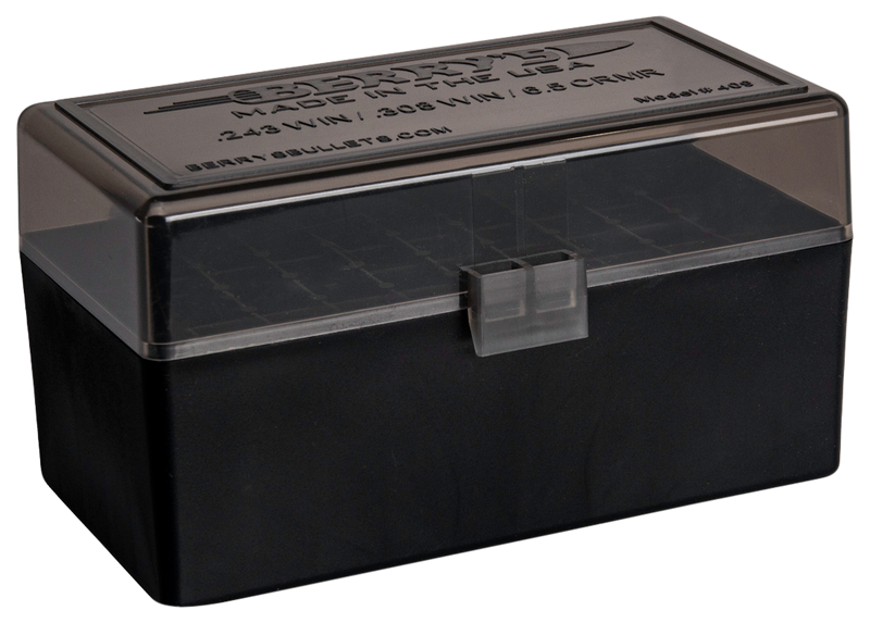 Berry's Mfg Polypropylene Ammo Box .243/.308 Win 50 Round - 46826