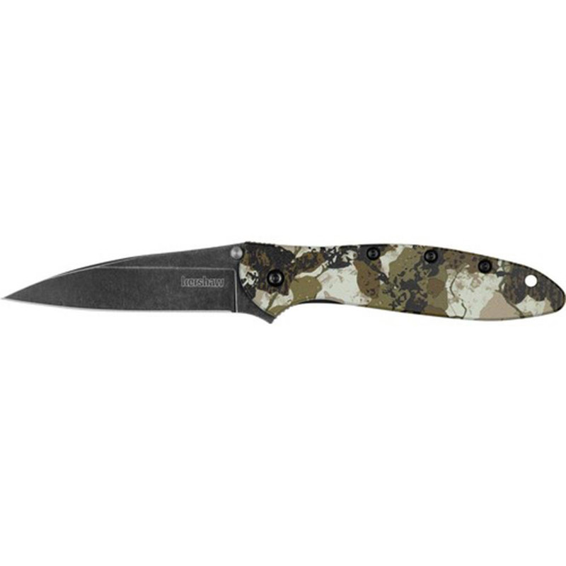 Kershaw Leek Folding Knife 3" Drop Point Blade Kings Camo - 1660KCX