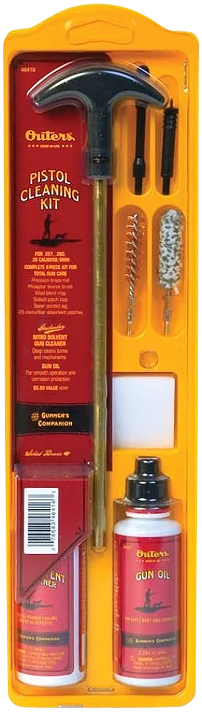 Outers Brass Rod Universal Pistol Cleaning Kit - 46410