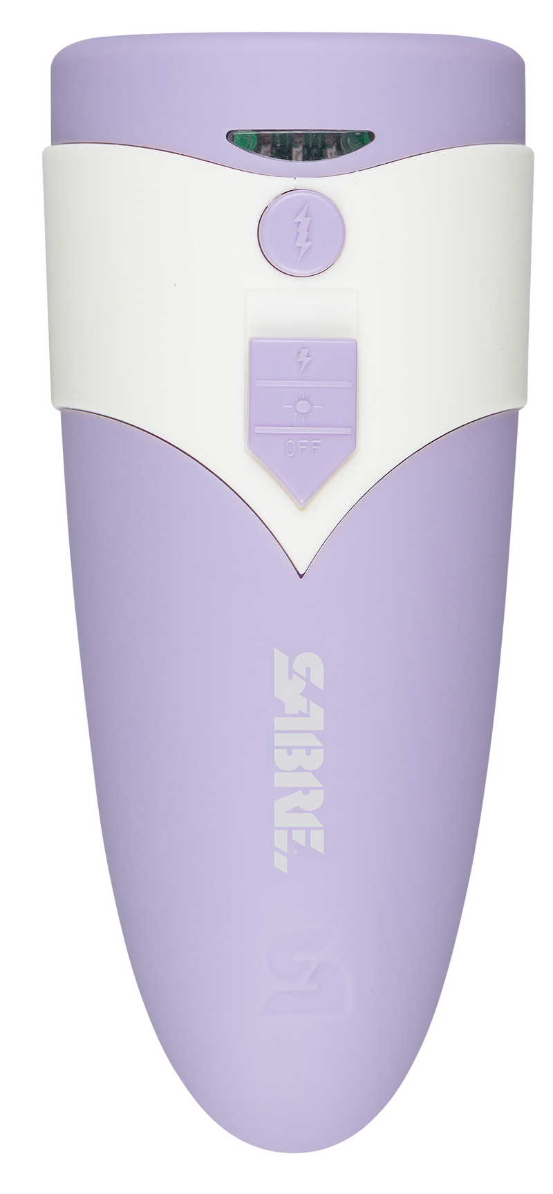 Sabre Mini Stun Gun with Alarm and LED Light, Purple - S1015LV