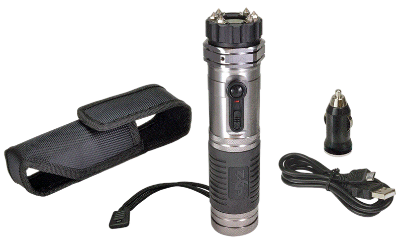 Zap Zap Light Stun Gun/Flashlight, Silver - ZAPL