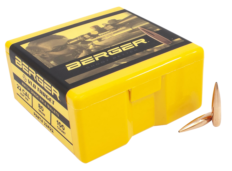 Berger Bullets VLD Target Long Range .224 80gr - 22422