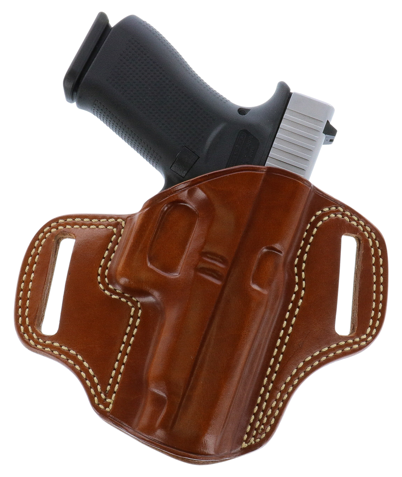 Galco Combat Master OWB Tan Leather Belt Slide Holster - CM876