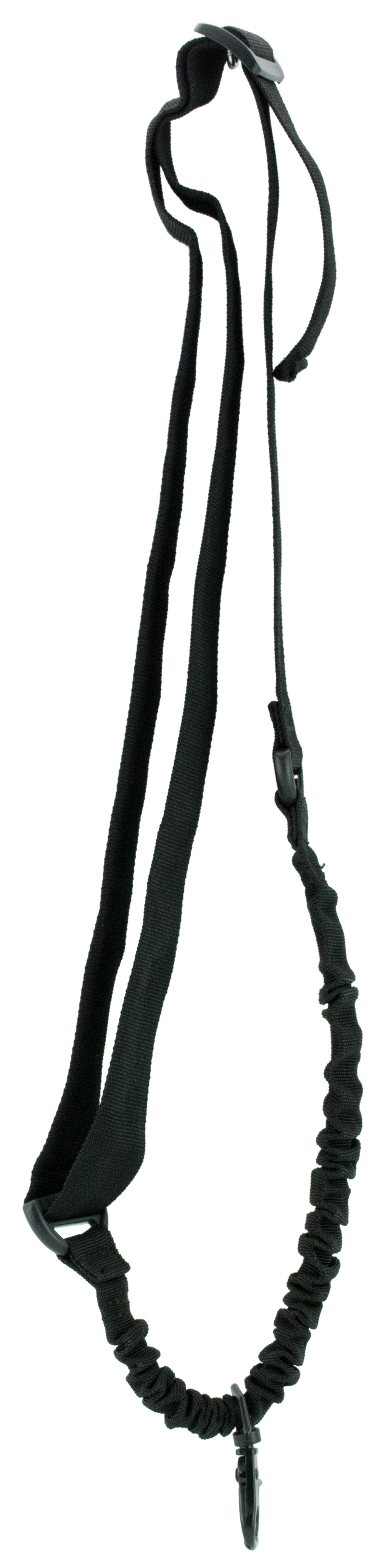 Aim Sports One Point Black Elastic Webbing Bungee Rifle Sling 25" - AOPS