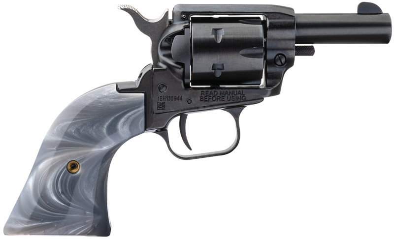 Heritage Barkeep .22 LR 2.68" 6rd Revolver, Black Oxide with Gray Pearl Grip - BK22B2GPRL