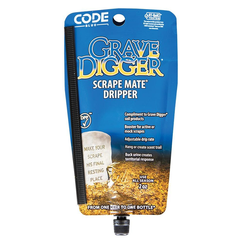 Code Blue Grave Digger Scrape Mate Dripper, Blue - OA1426