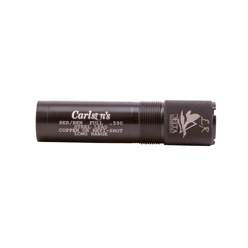 Carlson's Delta Waterfowl Extended Choke Tube, Benelli/Beretta, 20 Gauge, Black - 07157