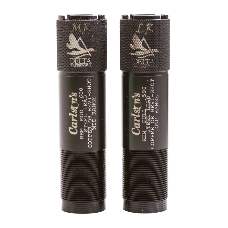 Carlson's Delta Waterfowl Extended Choke Tube, Rem Choke, 20 Gauge, Black - 07262
