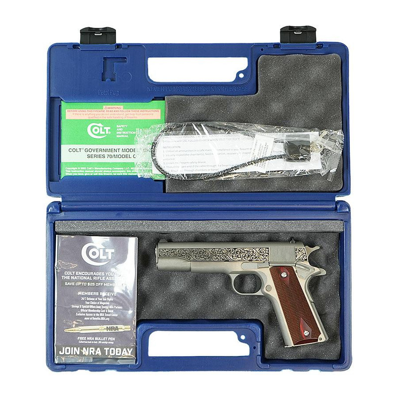 Colt Government Model 1911 .45 ACP 5" 7rd Pistol, Stainless - O1911C-SS-Z MODFB