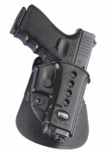 Fobus Glock & Walther PK 380 Belt Holster Left Hand Black - GL2E2LH
