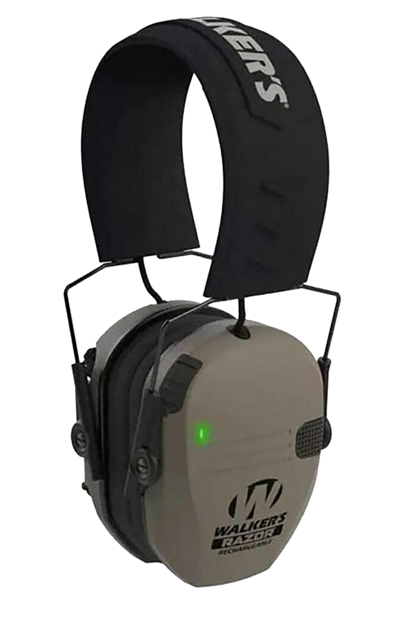 Walker's Razor Rechargeable Electronic Muff, Flat Dark Earth - GWPRSEMRCFDE