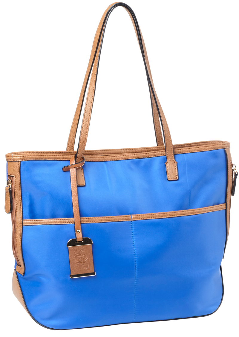 Bulldog Tote Purse w/Holster, Electric Blue - BDP057