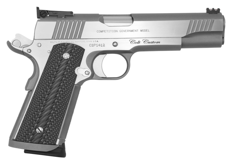 Colt Custom Competition 45 ACP 5" 8+1 Pistol, Stainless Steel - O1070CS