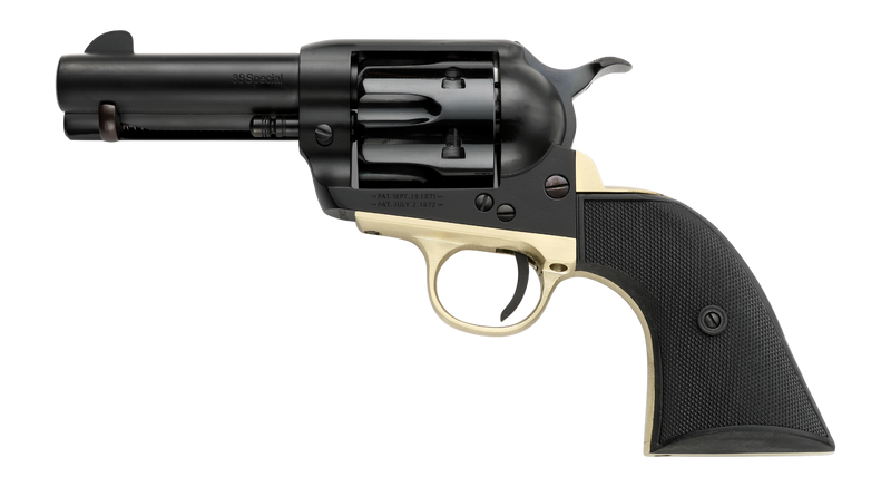 Pietta PFI22 Alloy .22 LR 3.5" Revolver, Brushed Stainless - PFI22ALLOYBR312CB