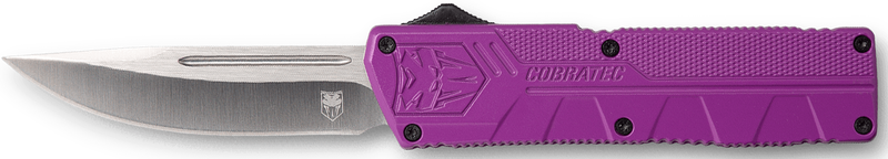 Cobratec Knives Lightweight OTF Drop Point Purple - PURCTLWDNS