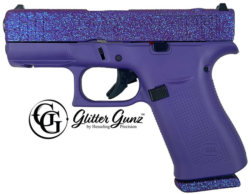 Glock 43X MOS 9mm 3.41" 10rd Pistol, Voodoo Glitter - PX4350201FRMOSVOGG