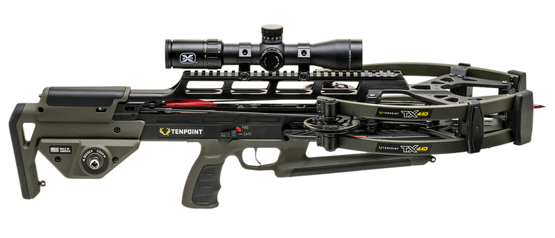 TenPoint TX440 ACUslide MAXX EVO-X Crossbow Package, Moss Green - CB240021899