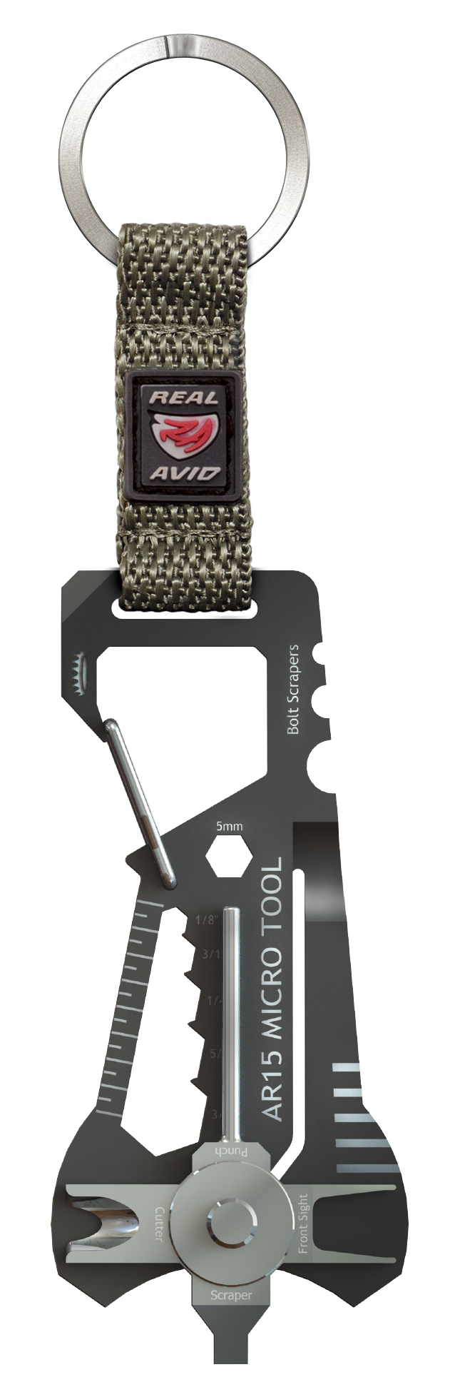 Real Avid Micro Tool AR15 Black - AVMICROAR15