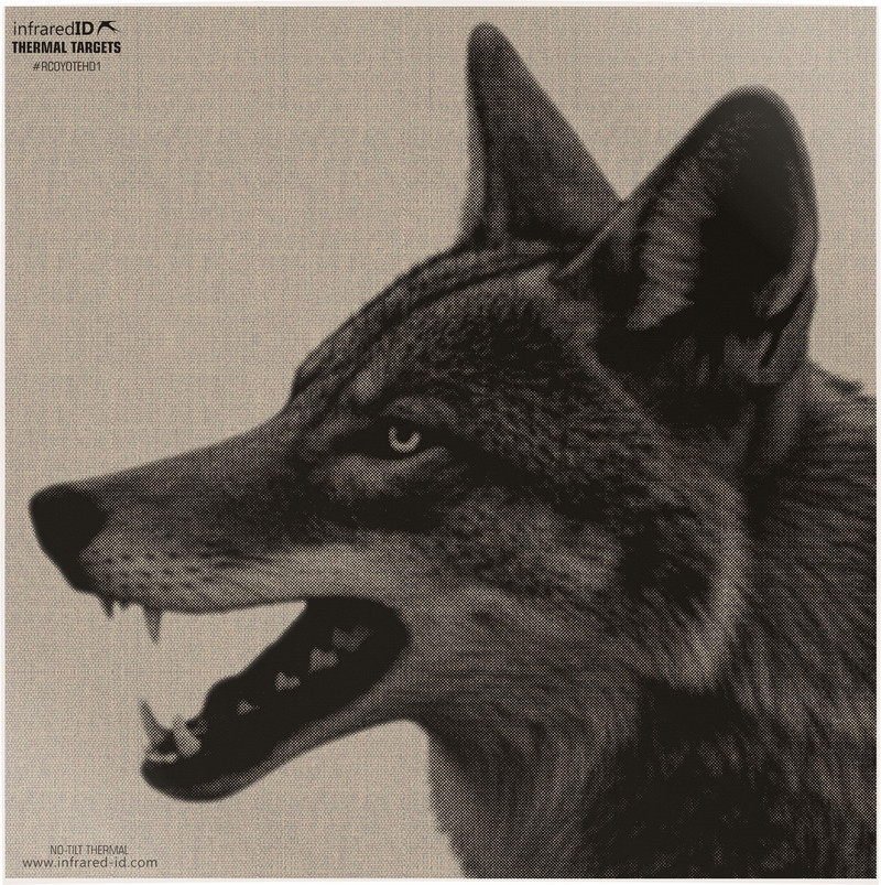 Reshet Graf Infrared-ID Thermal Coyote Head Target - RCOYOTEHD1