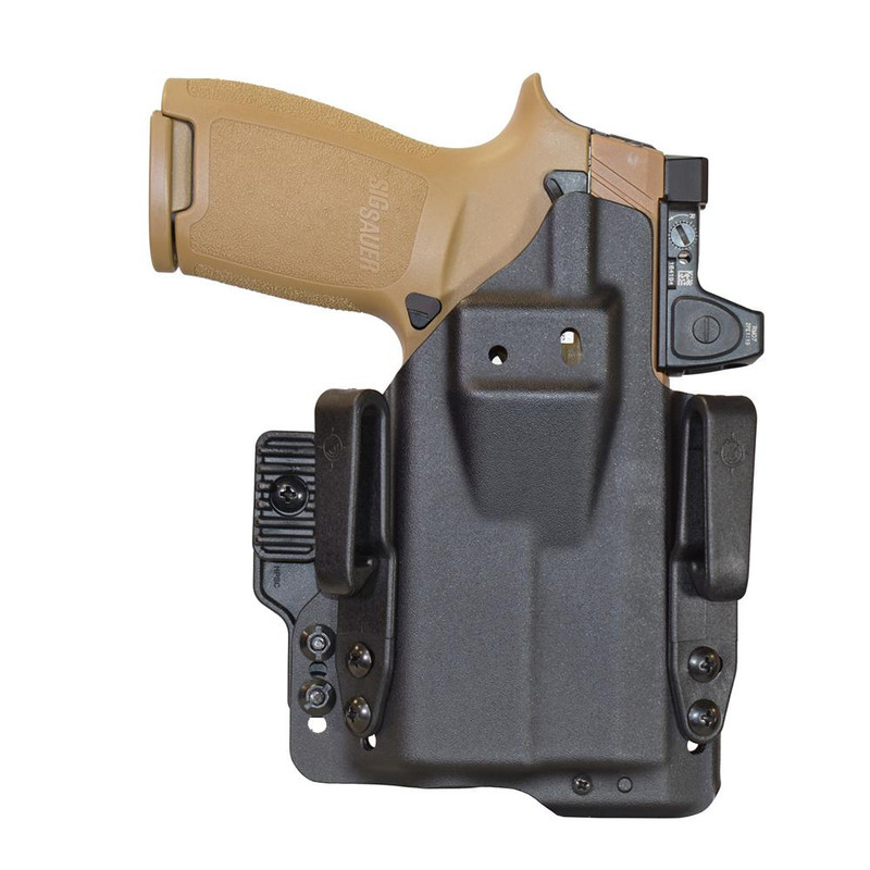 Mission First Tactical Pro Holster Sig P320 X Carry with TLR7, Black - H5-SIG-9-WL-7