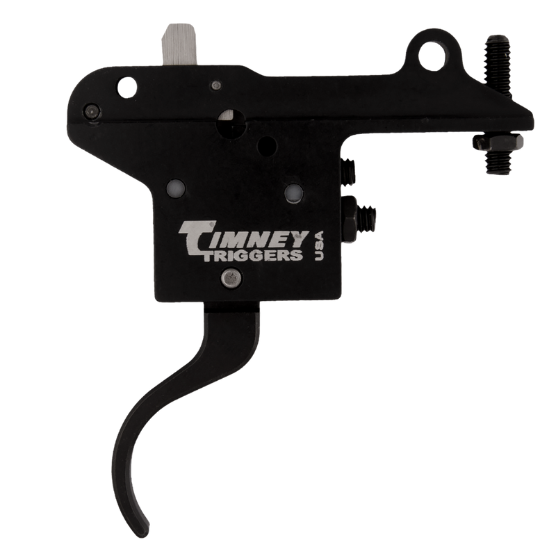 Timney Triggers 401 Featherweight Curved Trigger, 3 lb Pull, Black Finish for Winchester 70 Right Hand - 401