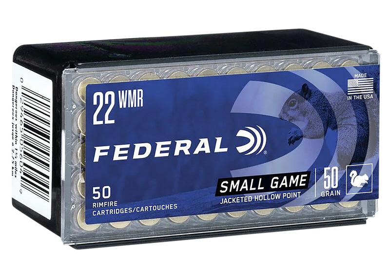 Federal Game-Shok Brass .22 WMR 50gr JHP 50 Round Box - 757