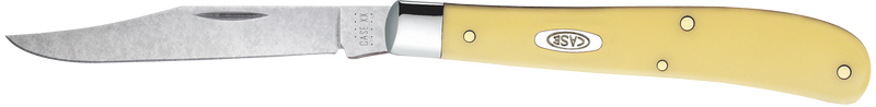 Case Knives Slimline Trapper Folding Knife Yellow - 00031