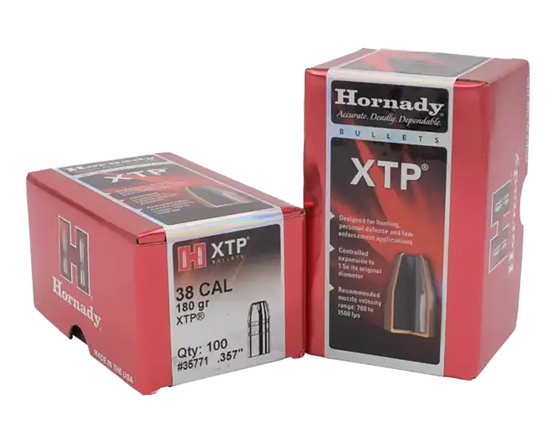 Hornady XTP .357 180gr Reloading Bullets - 35771