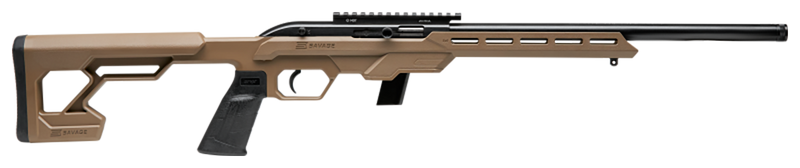 Savage Arms 64 Precision .22 LR 16.5" 10+1 Rifle, Matte Black/FDE - 45124