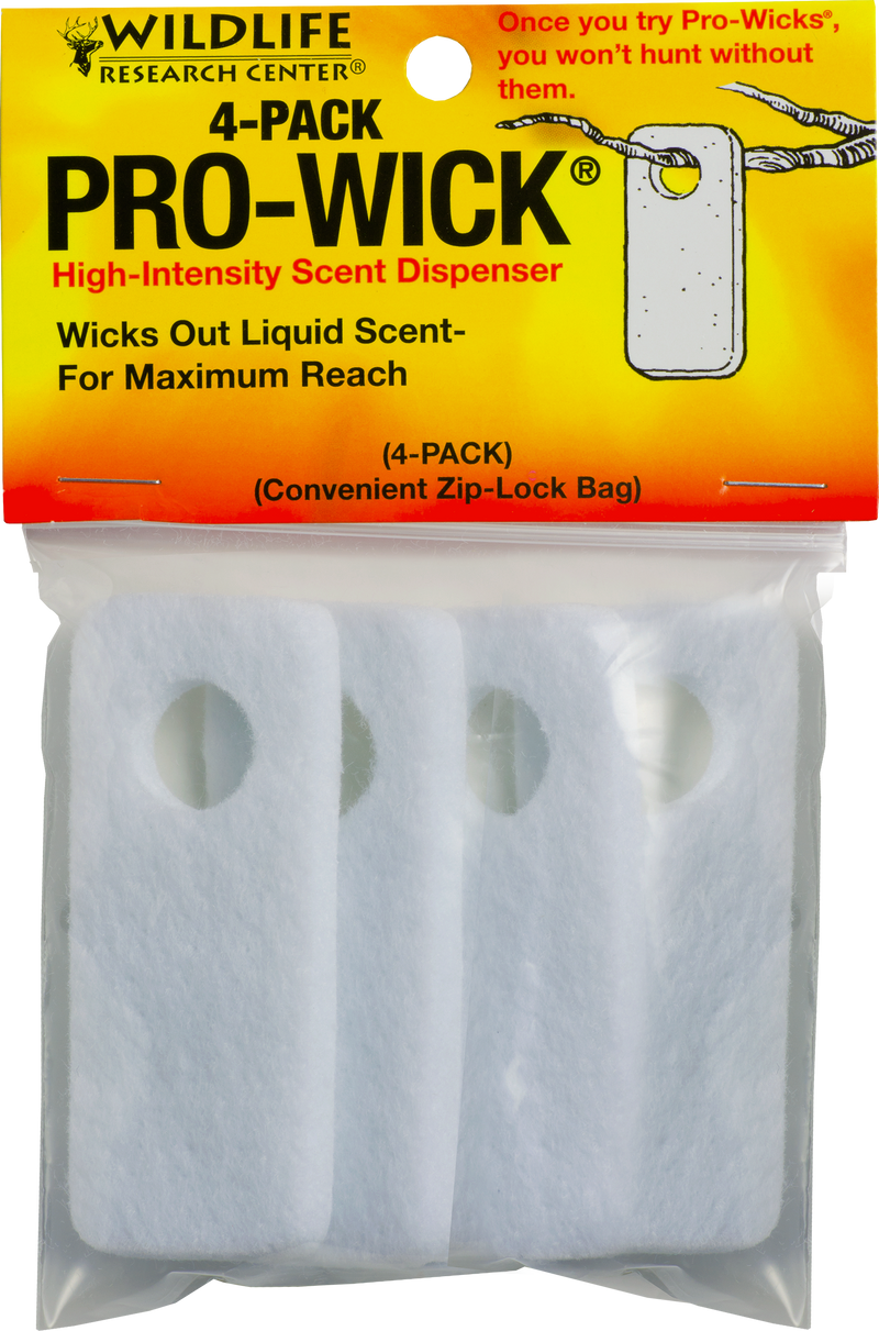Wildlife Research Pro-Wick Felt Scent Dispenser, 4 Pack - 370