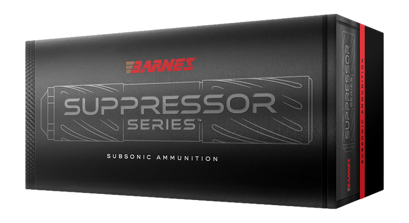 Barnes Bullets Suppressor Series 9mm Luger 147gr Sierra JHP Handgun Ammunition, 20rd - 32530