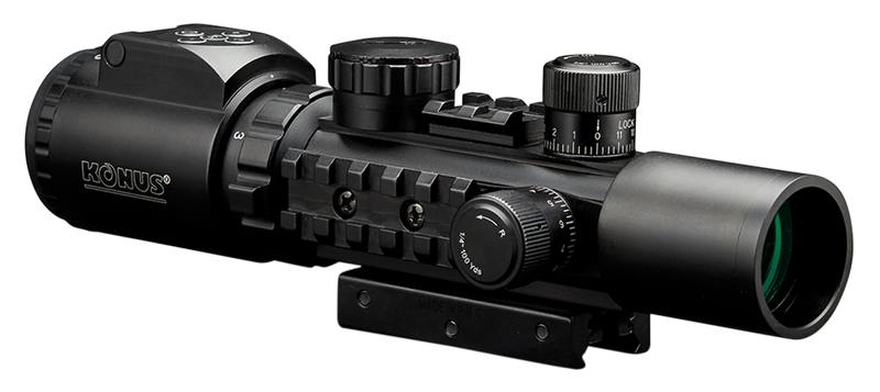 Konus KonusPro AS-34 2-6x28mm 34mm Tube Riflescope, Matte Black - 7170