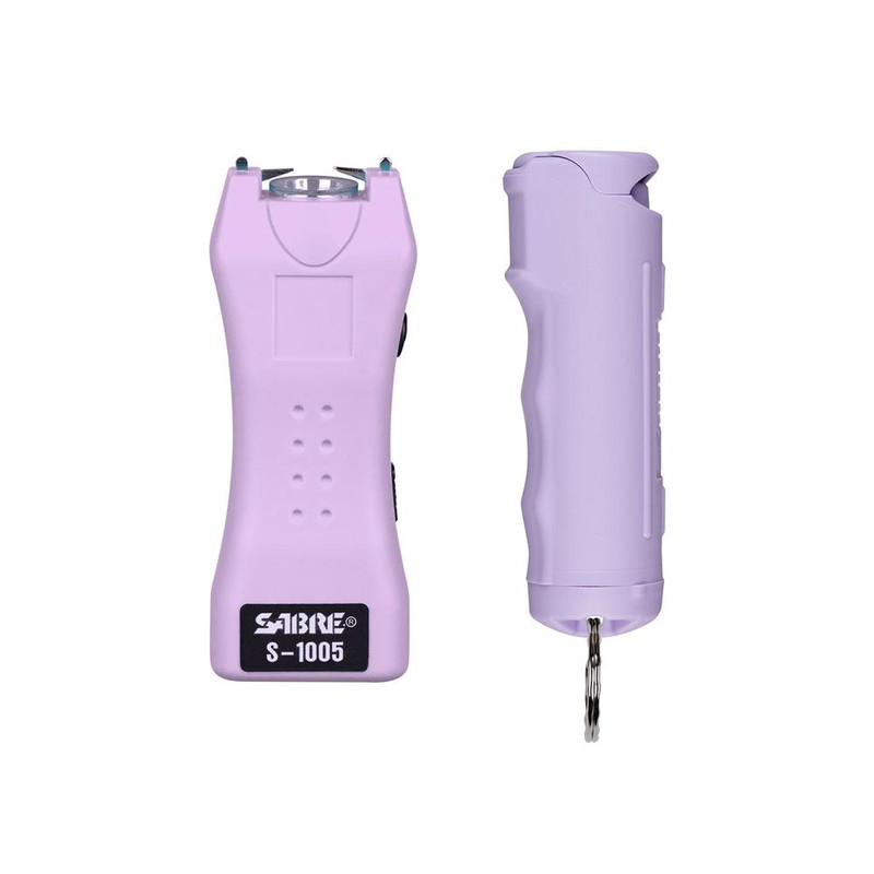 Sabre Pepper Spray and 2-in-1 Stun Gun Multi-Range Protection Pack, Purple - S5PR-F15PR