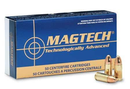 Magtech 9mm Luger 147 Grain FMJ Subsonic Handgun Ammunition 50rd Box - 9G