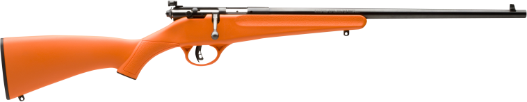 Savage Arms Rascal .22 LR 16.125" 1rd Bolt-Action Rifle, Orange/Black - 13810