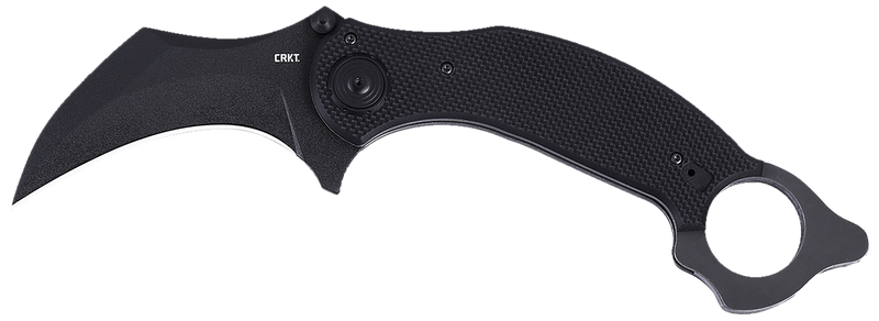 Columbia River Knife & Tool Du Hoc Deadbolt Fixed Karambit, Black - 2635