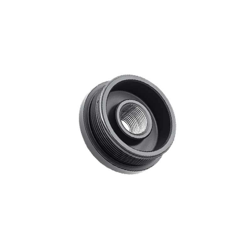 B&T Firearms Direct Thread HUB Adapter, 1/2"x28, Black - SD-145582