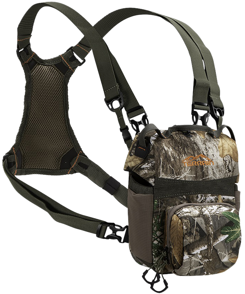 Terrain Mesa Deluxe Bino Pack with Back Harness, Realtree Edge - 19220
