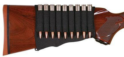 Allen Company Buttstock Rifle Cartridge Holder, Black - 206
