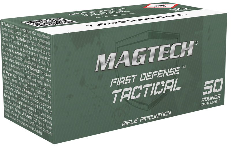Magtech 7.62 NATO 147gr Full Metal Jacket 50rd Box - 762A