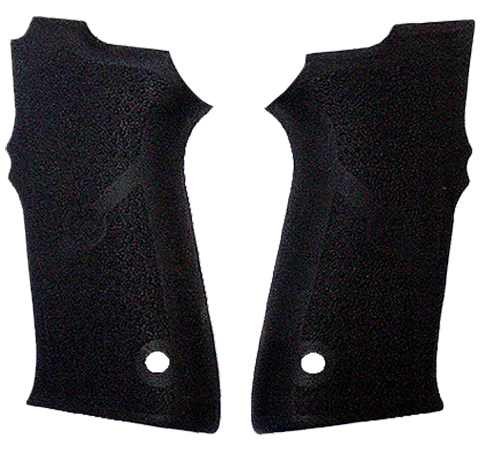 Hogue S&W 5906/4006 Rubber Grip Panels, Black - 40010