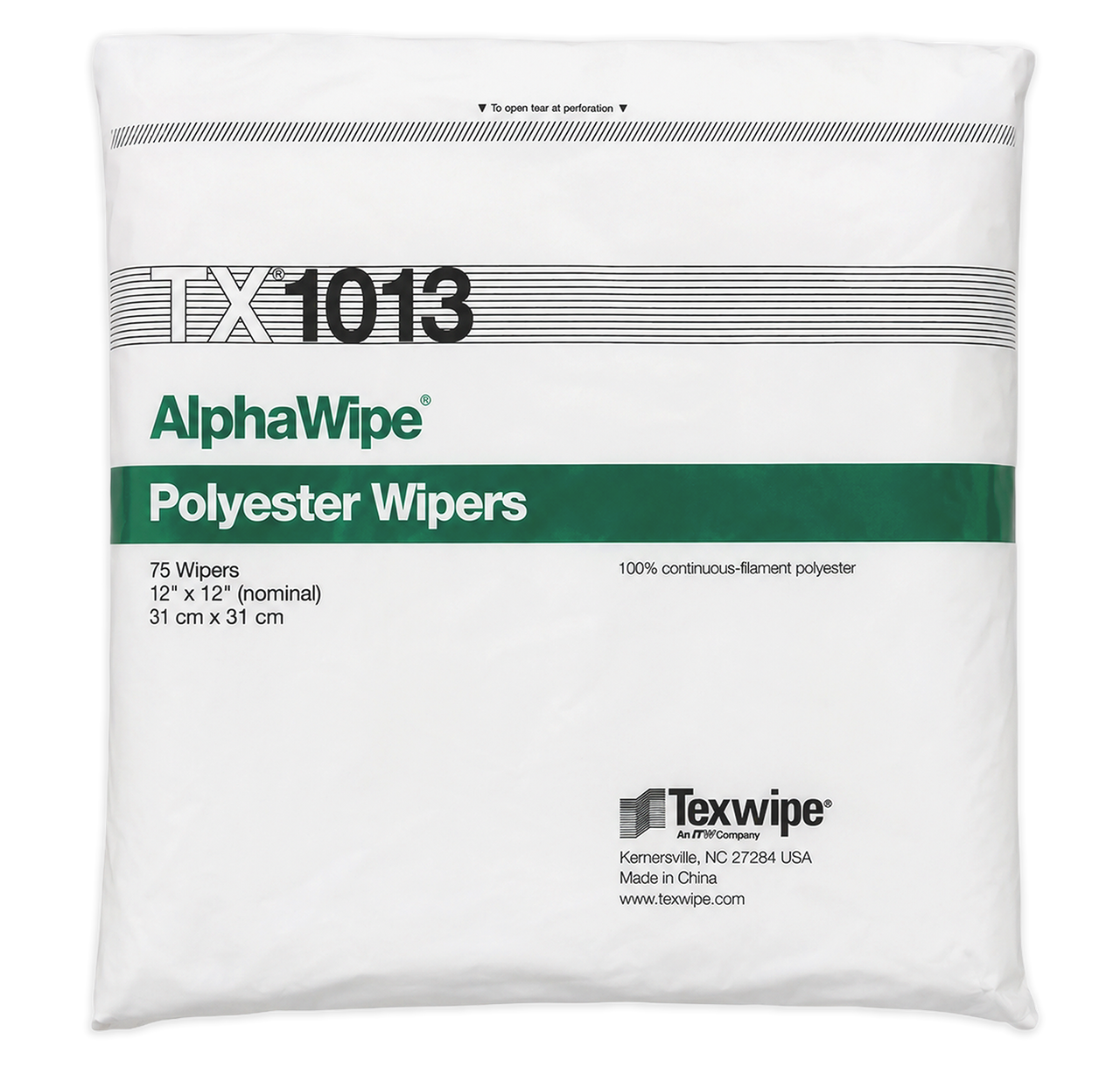 TX1051 Polypropylene Cleanroom Wiper 70% IPA