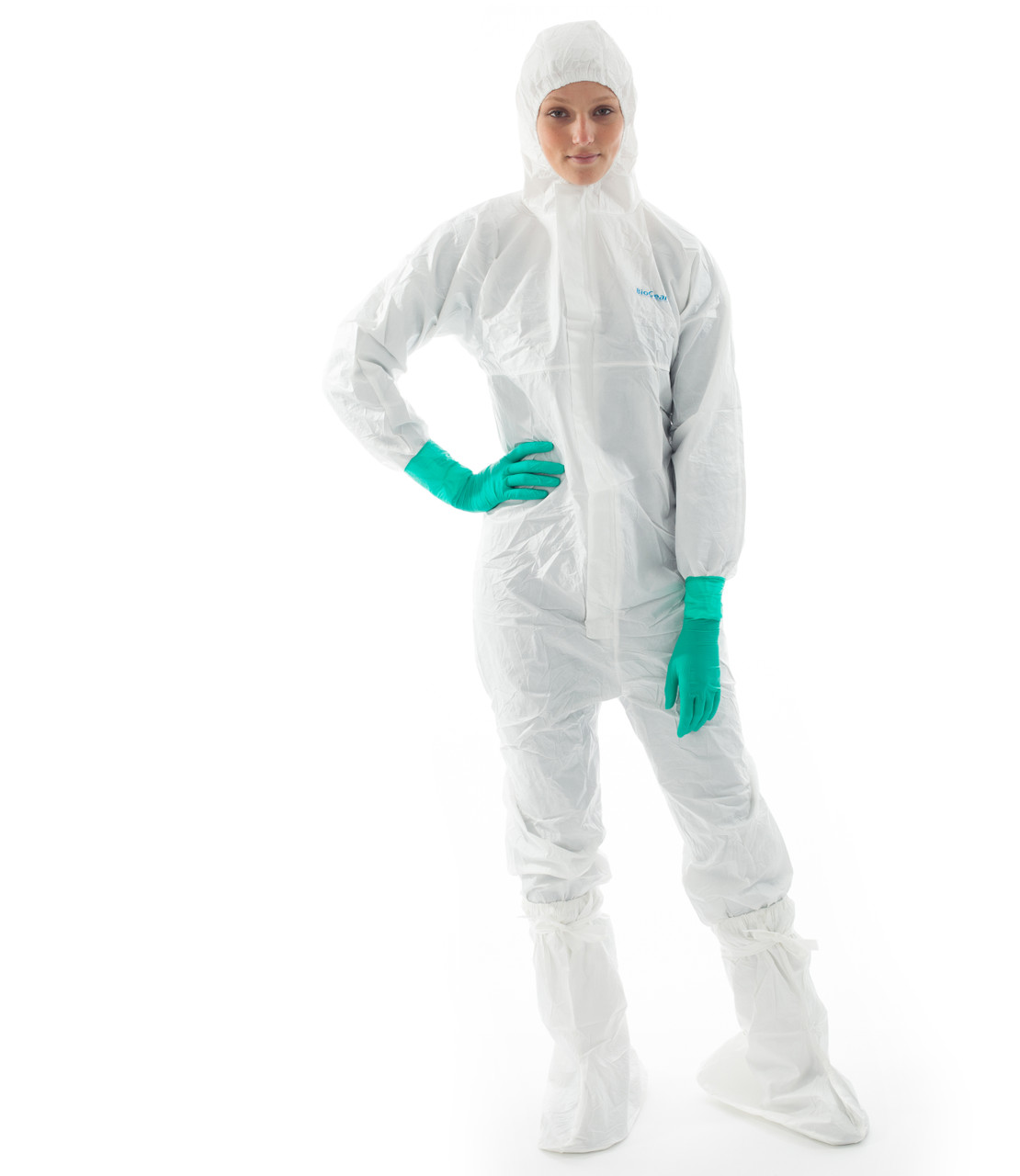 Sterile Tyvek Coveralls, Attached Hood, Boots